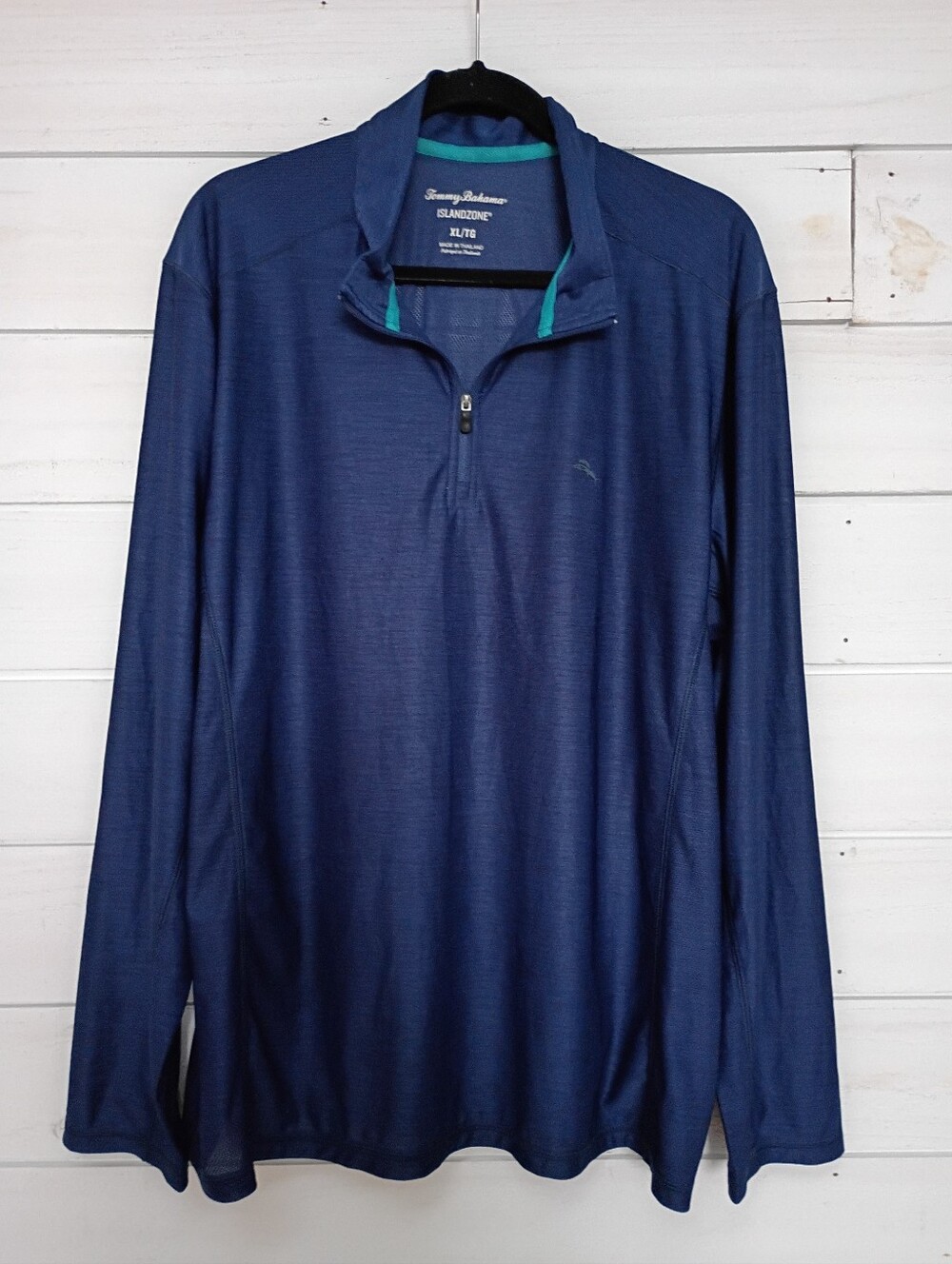 Tommy Bahama Men’s Navy Quarter-Zip Performance Shirt